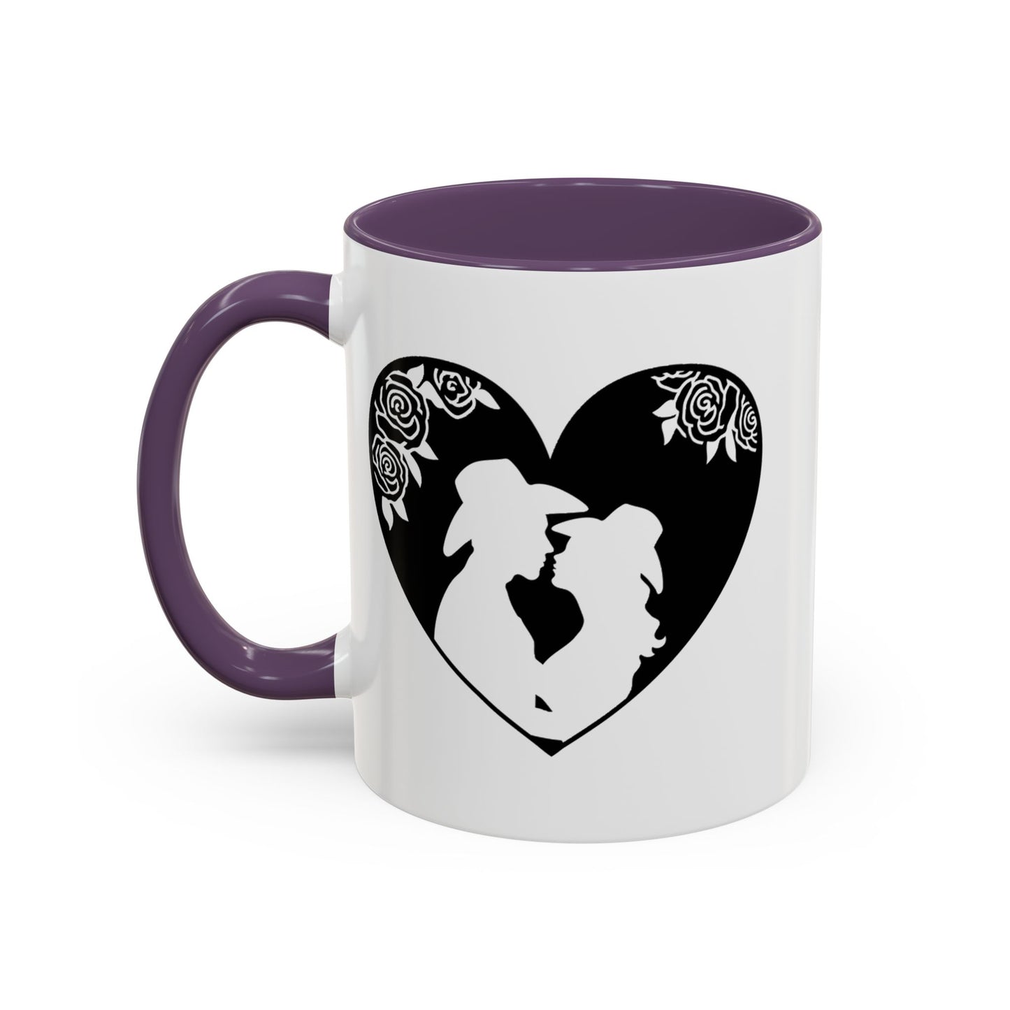 Cowboy Love - Accent Coffee Mug (11, 15oz) - Mother's Day