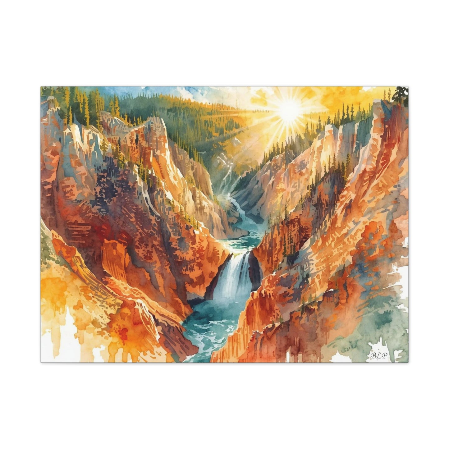 River Canyon - Canvas Stretched, 0.75" - Wall Art 2026 - Scenes