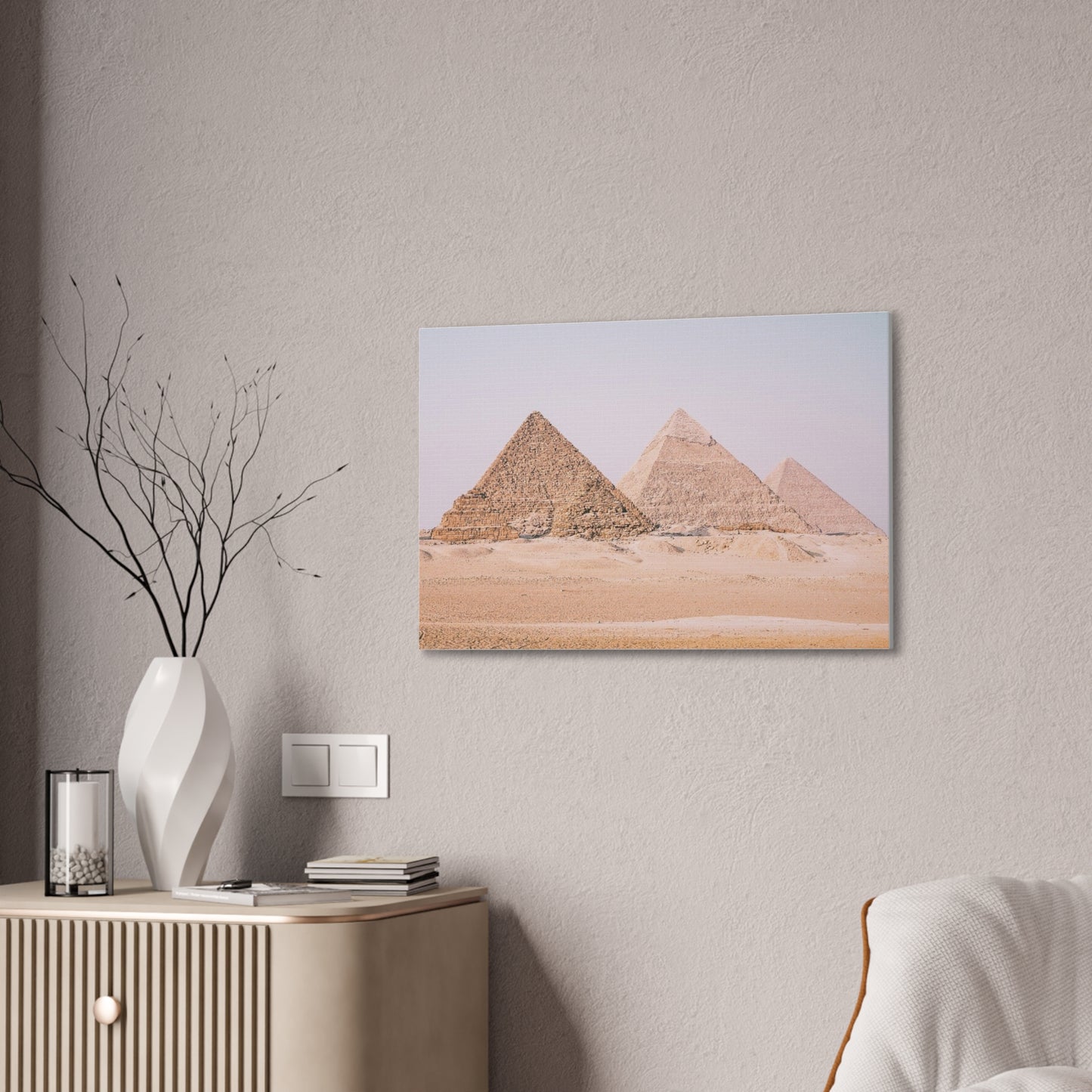 Pyramids - Canvas Stretched, 0.75"