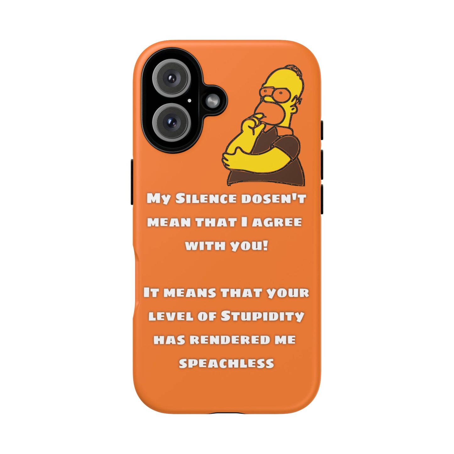 My Silence - Tough Cases - Whimsical Phone Cases