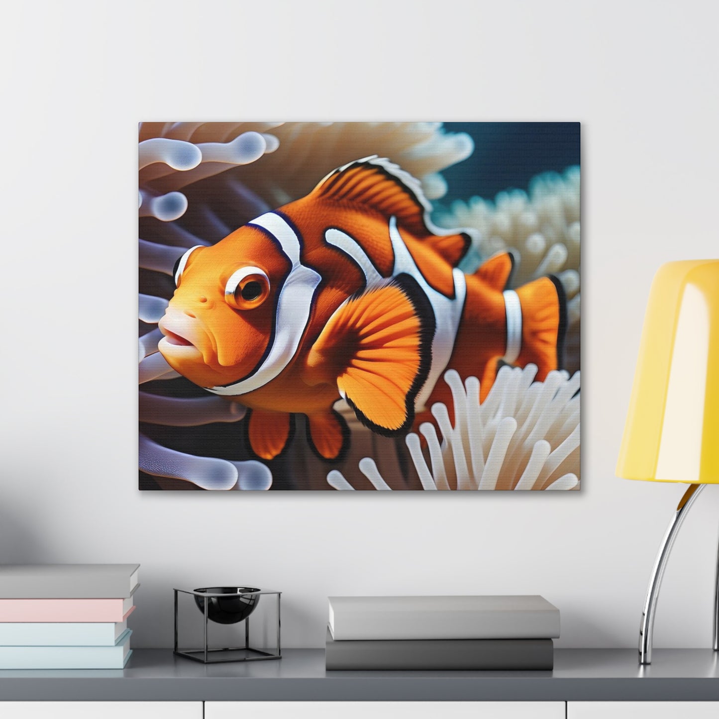 Clown Fish - Canvas Stretched, 0.75"