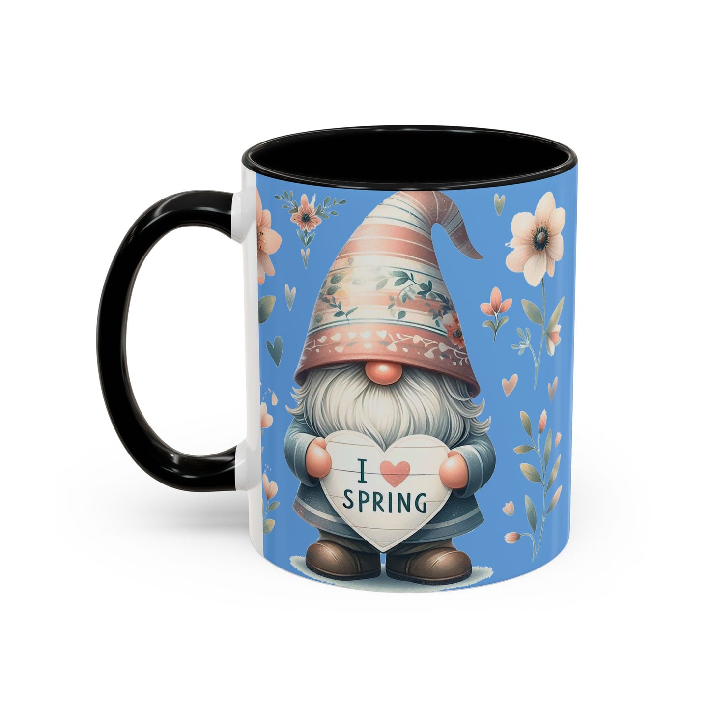 I Love Spring - Accent Coffee Mug (11, 15oz)