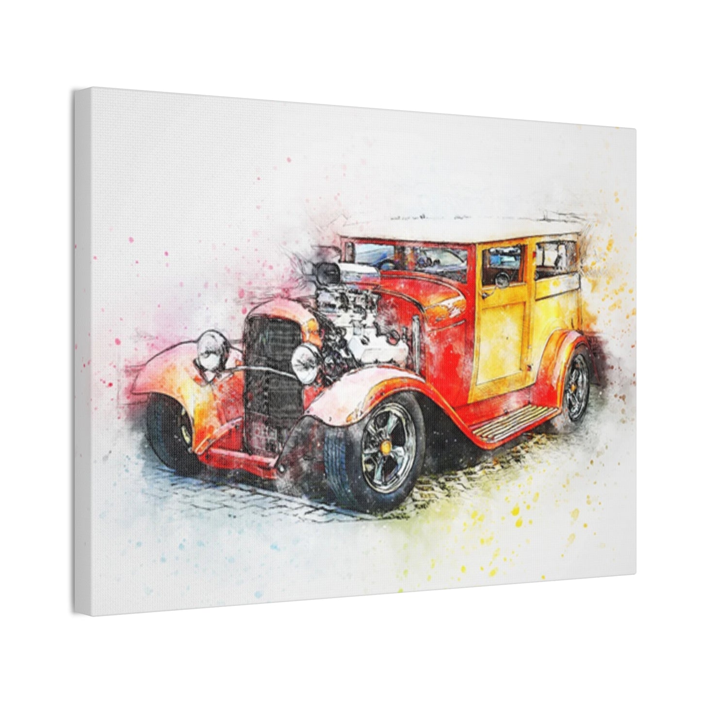 Hot Rod - Canvas Stretched, 0.75" - Father's Day