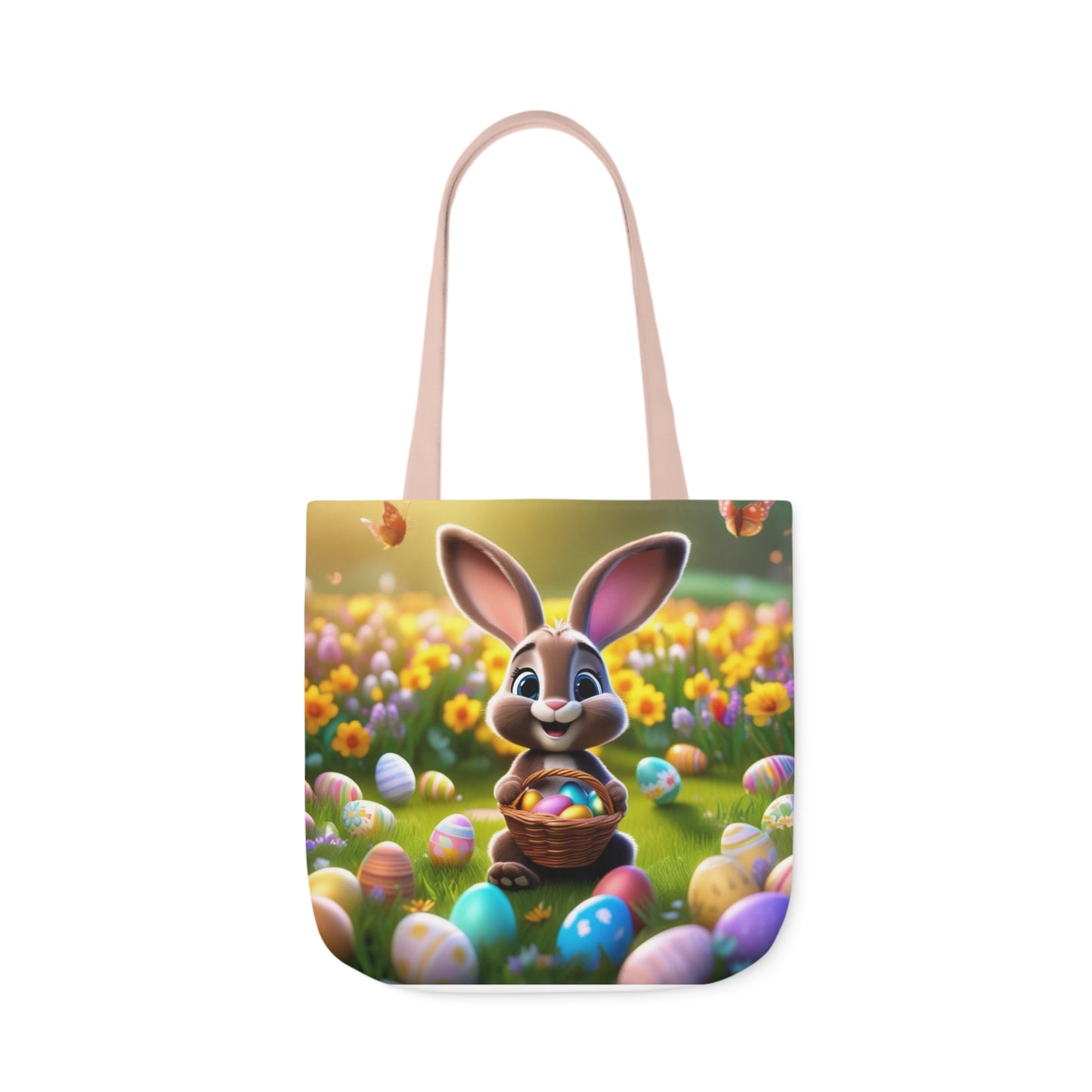 Easter - Canvas Tote Bag, 5-Color Straps