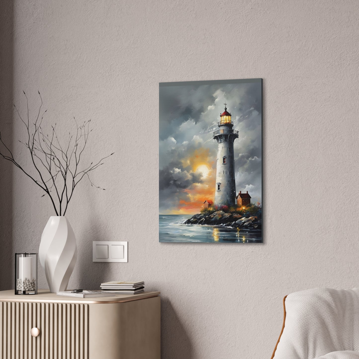 Light House - Canvas -Stretched, 0.75"