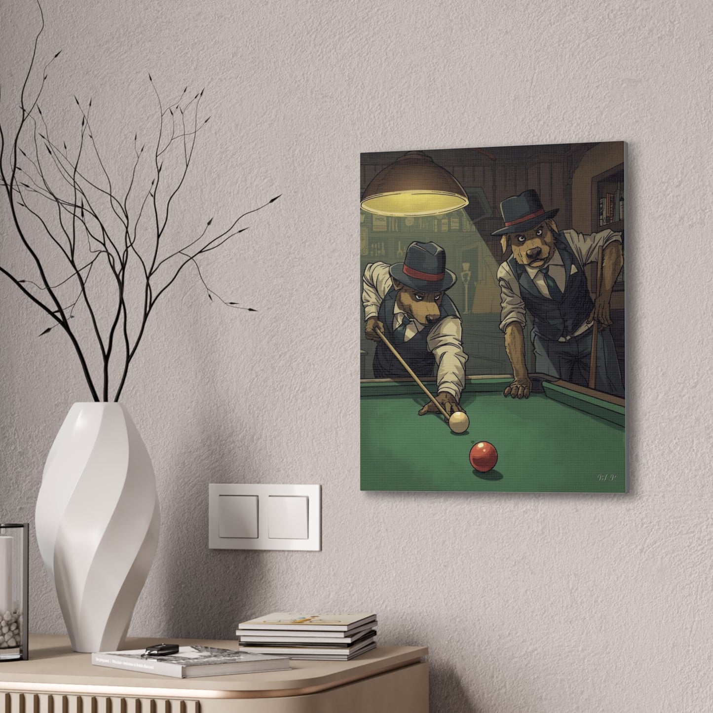 Gangster Dogs - Canvas Stretched, 0.75" - 2026 Wall Art - Sports