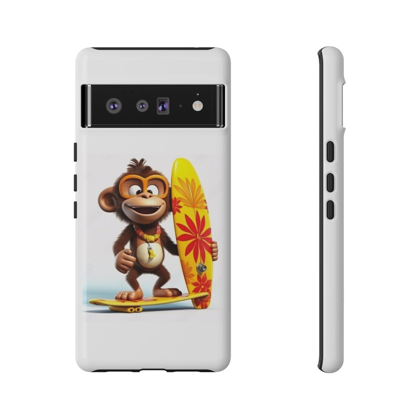 Surfer Monkey -Tough Whimsical Phone Cases