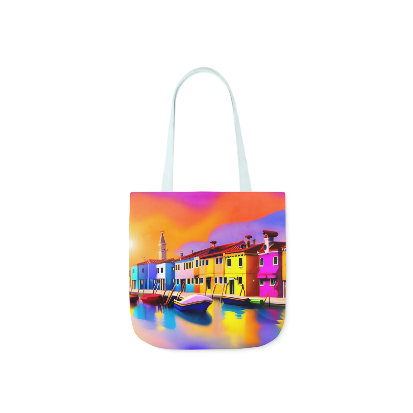 Venice - Canvas Tote Bag, 5-Color Straps