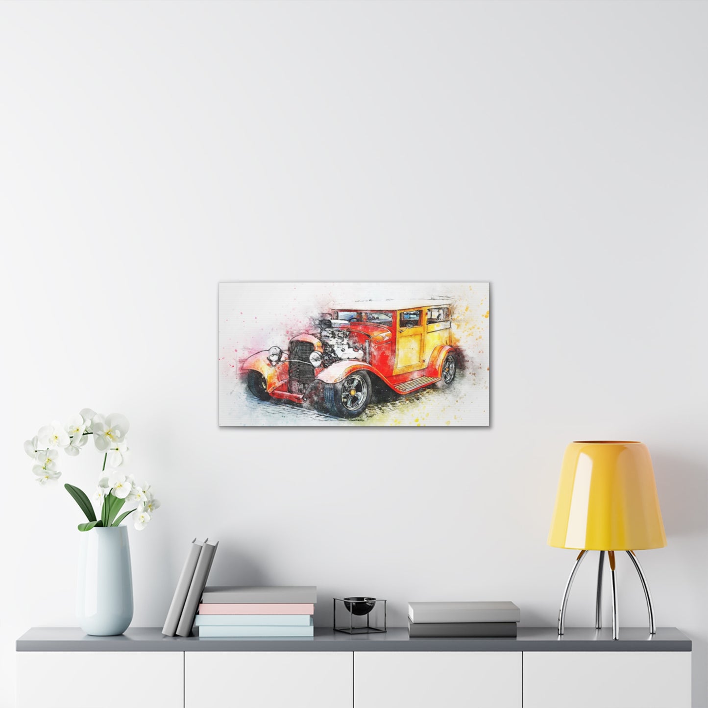 Hot Rod - Canvas Stretched, 0.75" - Father's Day