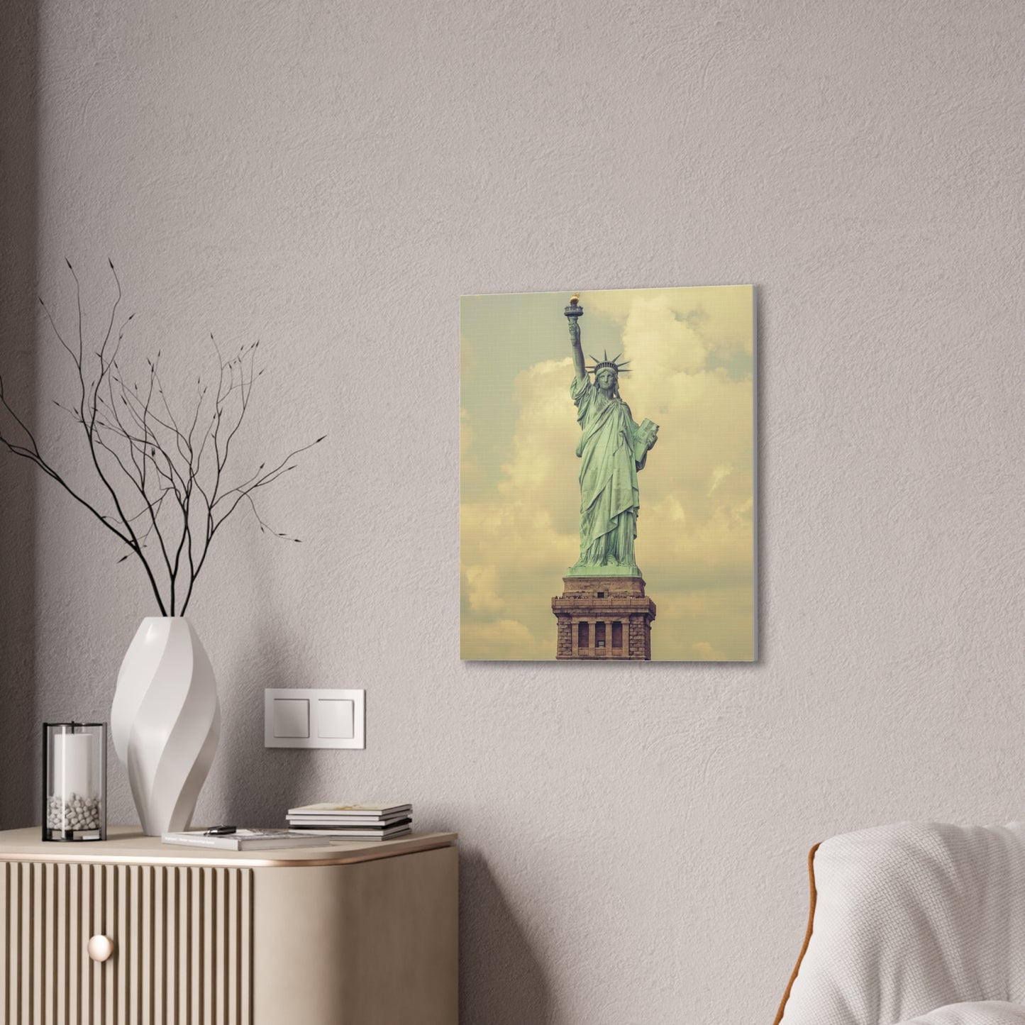 Statue of Liberty - Canvas Stretched, 0.75"