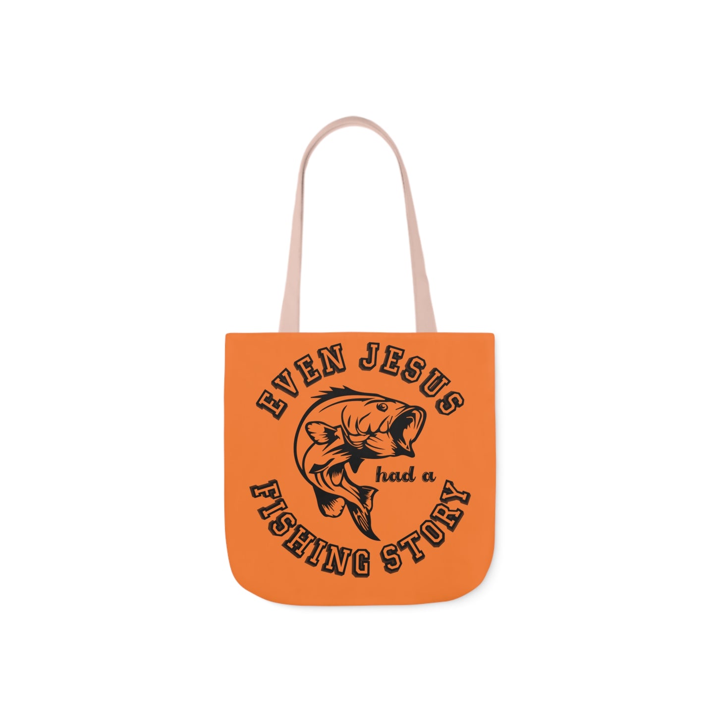 Fishing - Canvas Tote Bag, 5-Color Straps