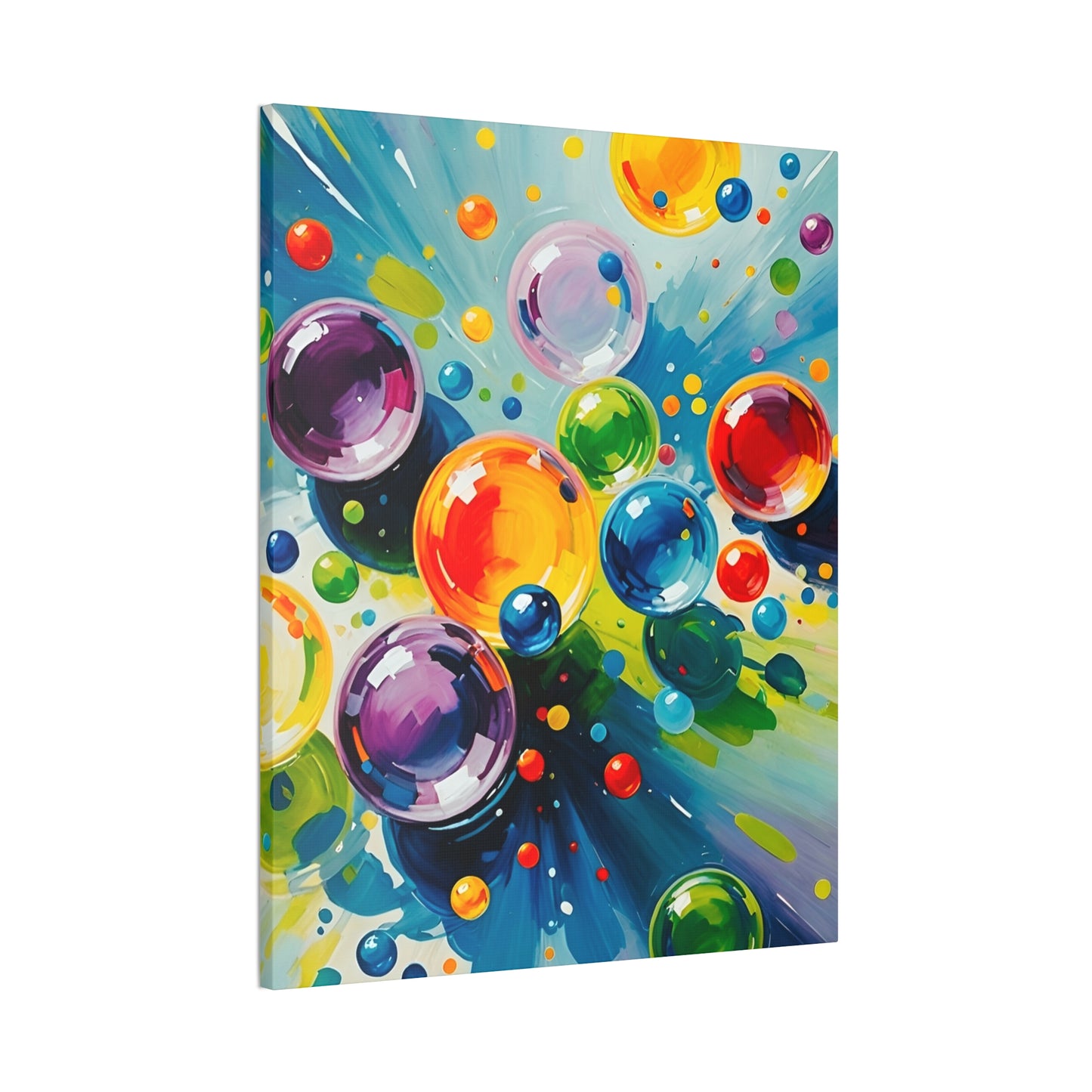 Colored Balls - Canvas Stretched, 0.75"