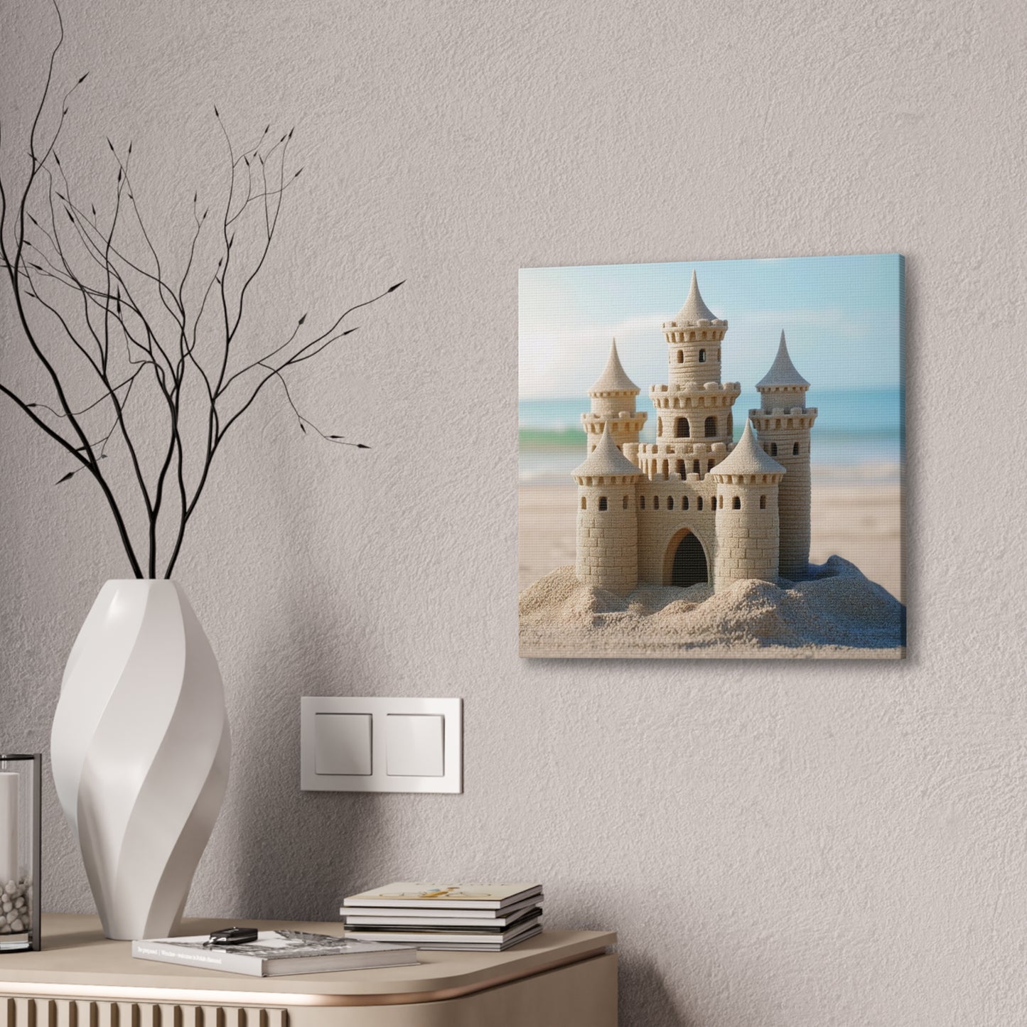 Sand Castle - Canvas Stretched, 0.75"