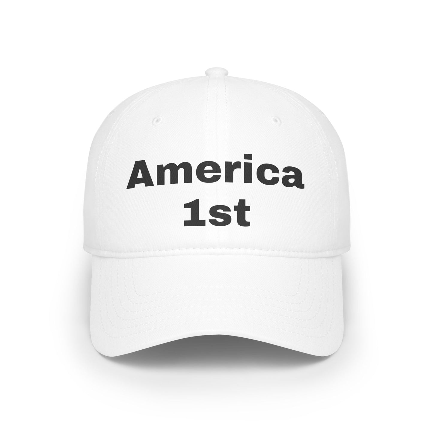 America 1st - Low Profile Baseball Cap - Military - Father's Day - Veteran