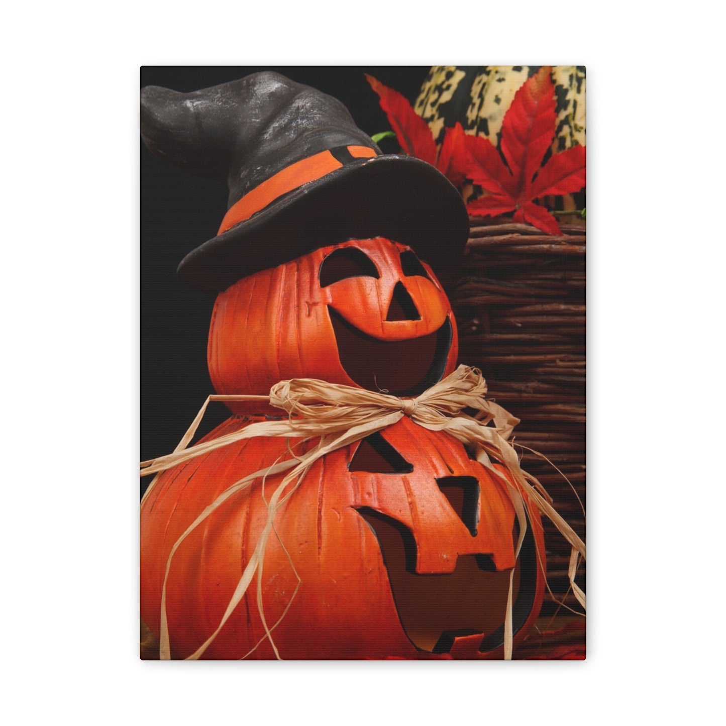 Pumpkins - Canvas Stretched, 0.75" - Halloween