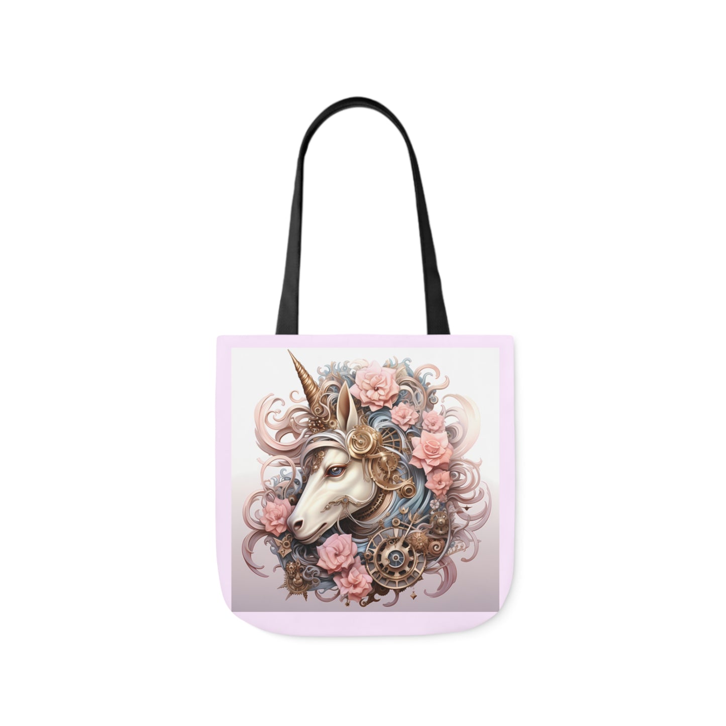 Unicorn - Canvas Tote Bag, 5-Color Straps