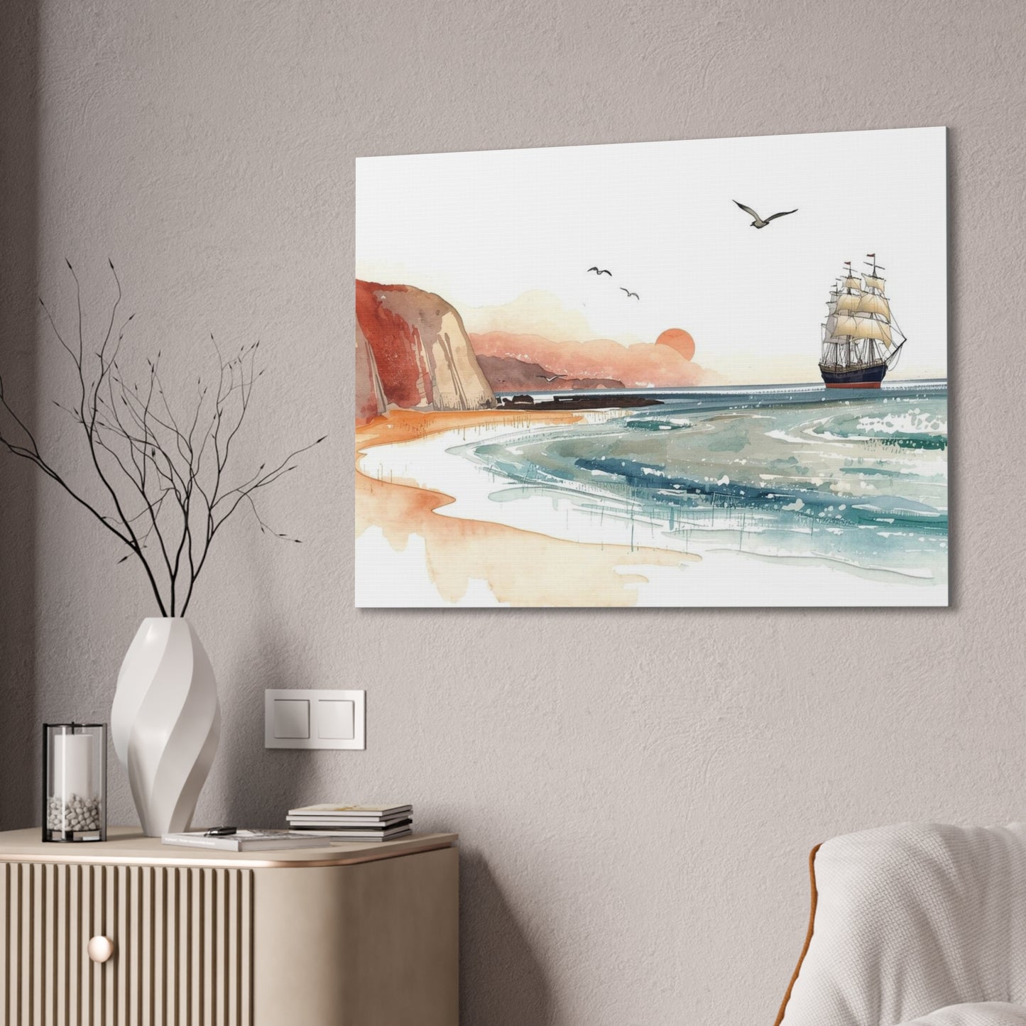 Coastal Clipper - Canvas Stretched, 0.75" - 2026 Wall Art - Places