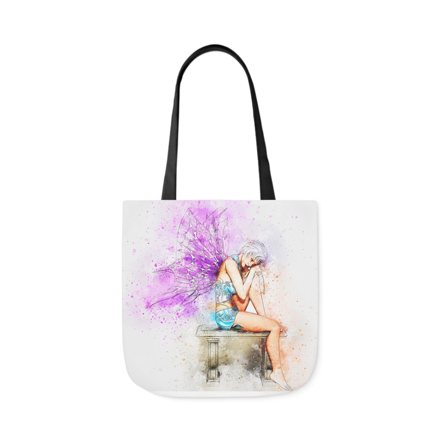 Fairy - Canvas Tote Bag, 5-Color Straps