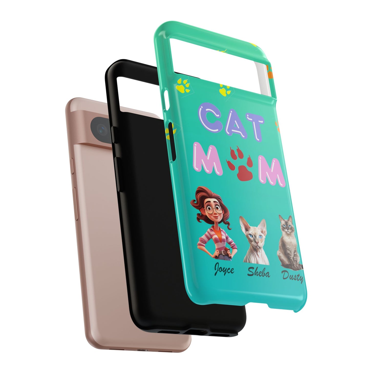 Cat Mom - Tough Cases - Mother's Day - Whimsical