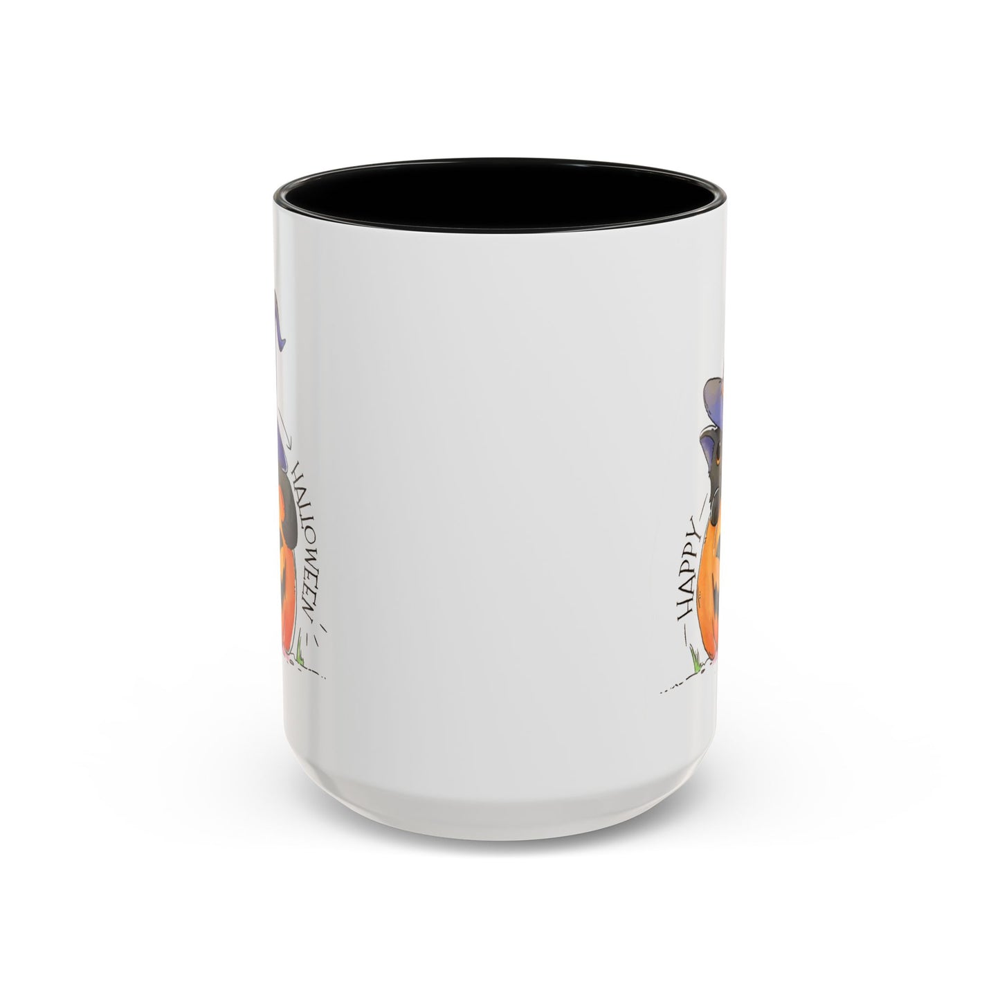 Happy Halloween - Accent Coffee Mug (11, 15oz) - Halloween