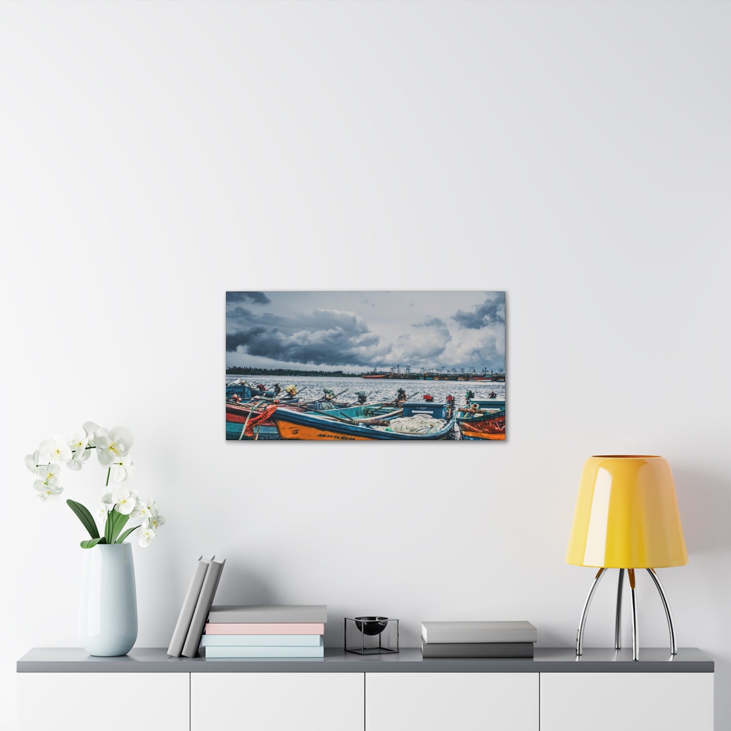 Boats - Canvas Stretched, 0.75"