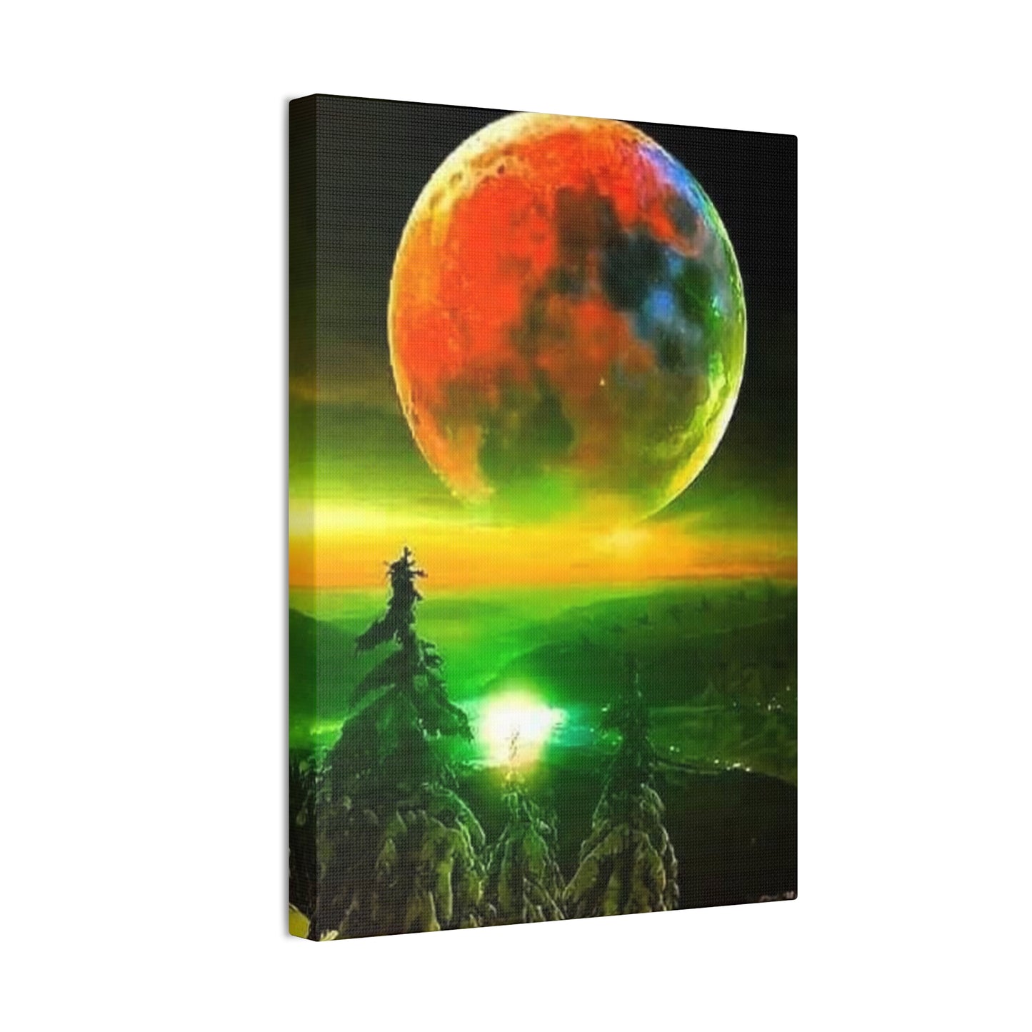 Harvest Moon - Canvas Stretched, 0.75"