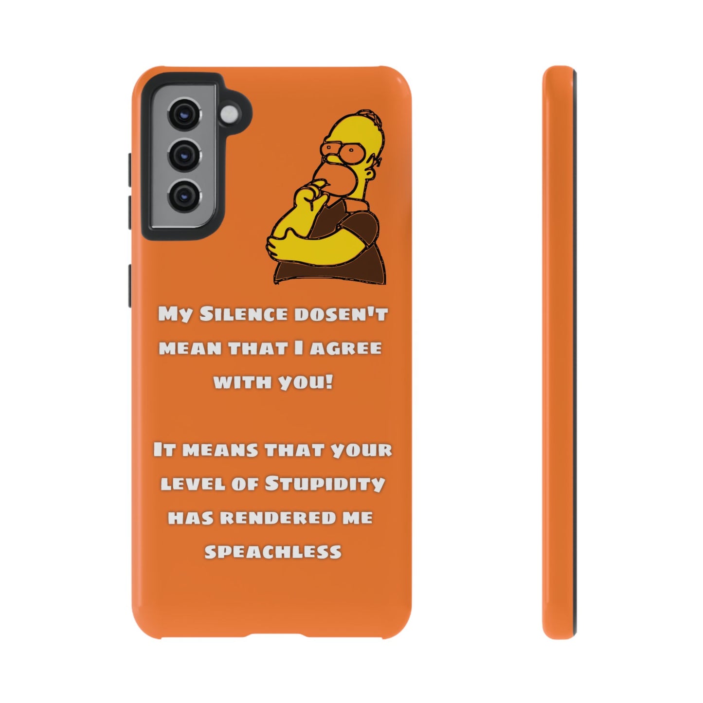 My Silence - Tough Cases - Whimsical Phone Cases