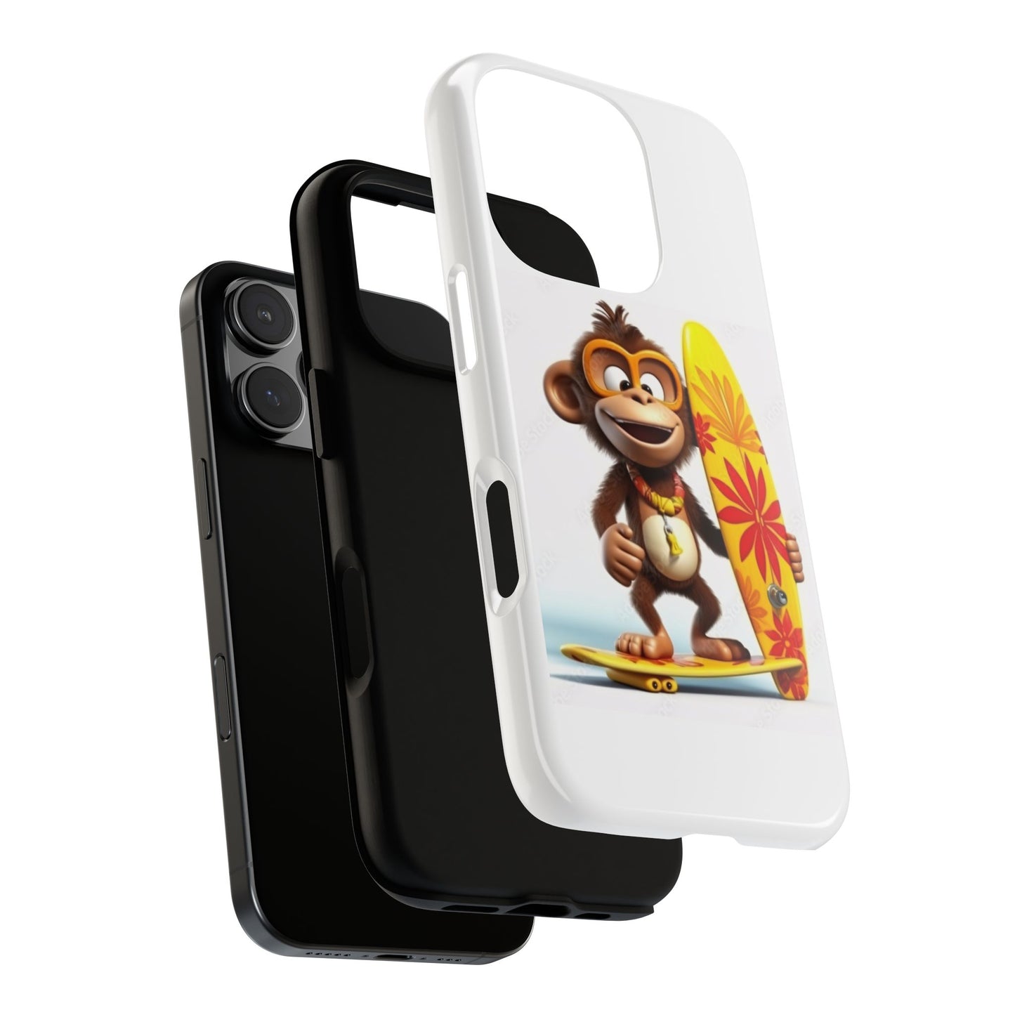 Surfer Monkey -Tough Whimsical Phone Cases