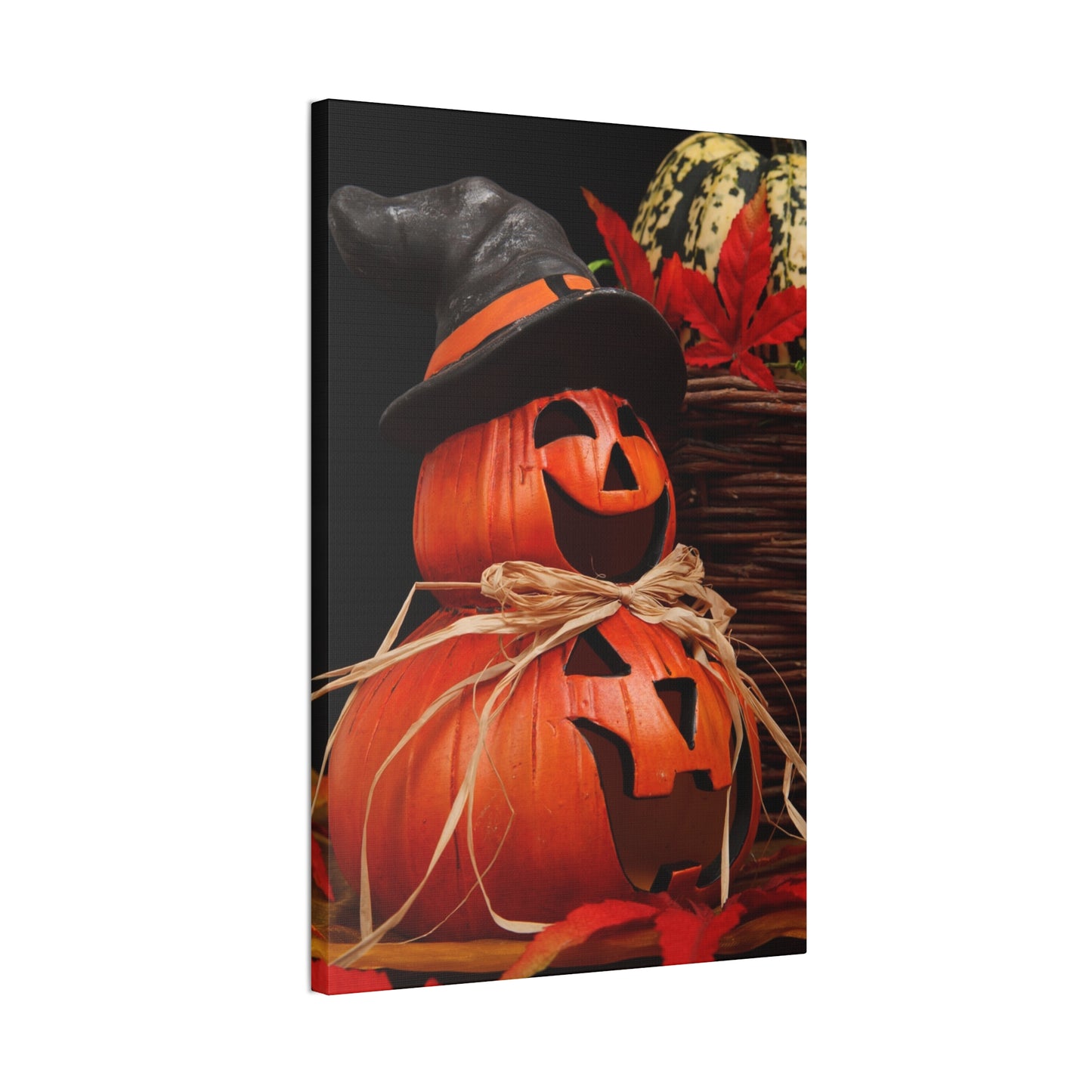 Pumpkins - Canvas Stretched, 0.75" - Halloween