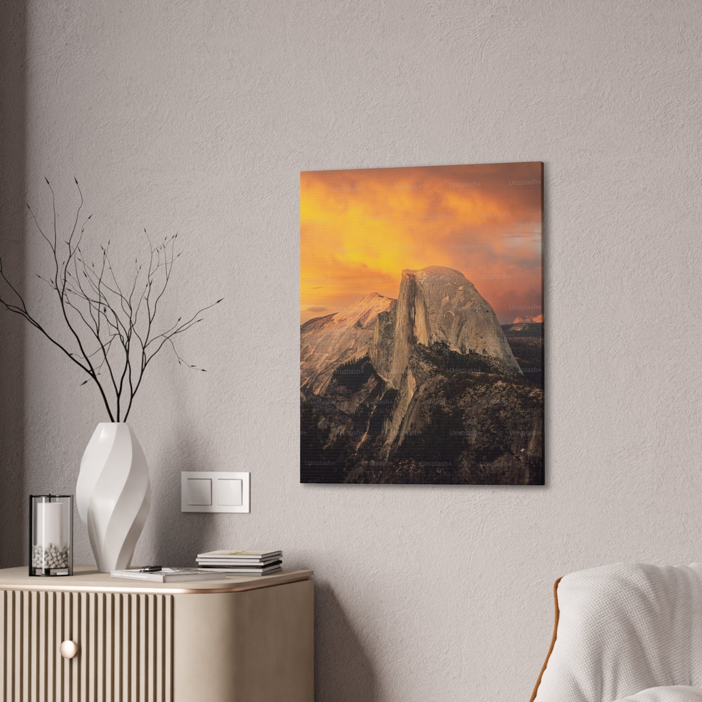 Half Dome - Canvas Stretched, 0.75"