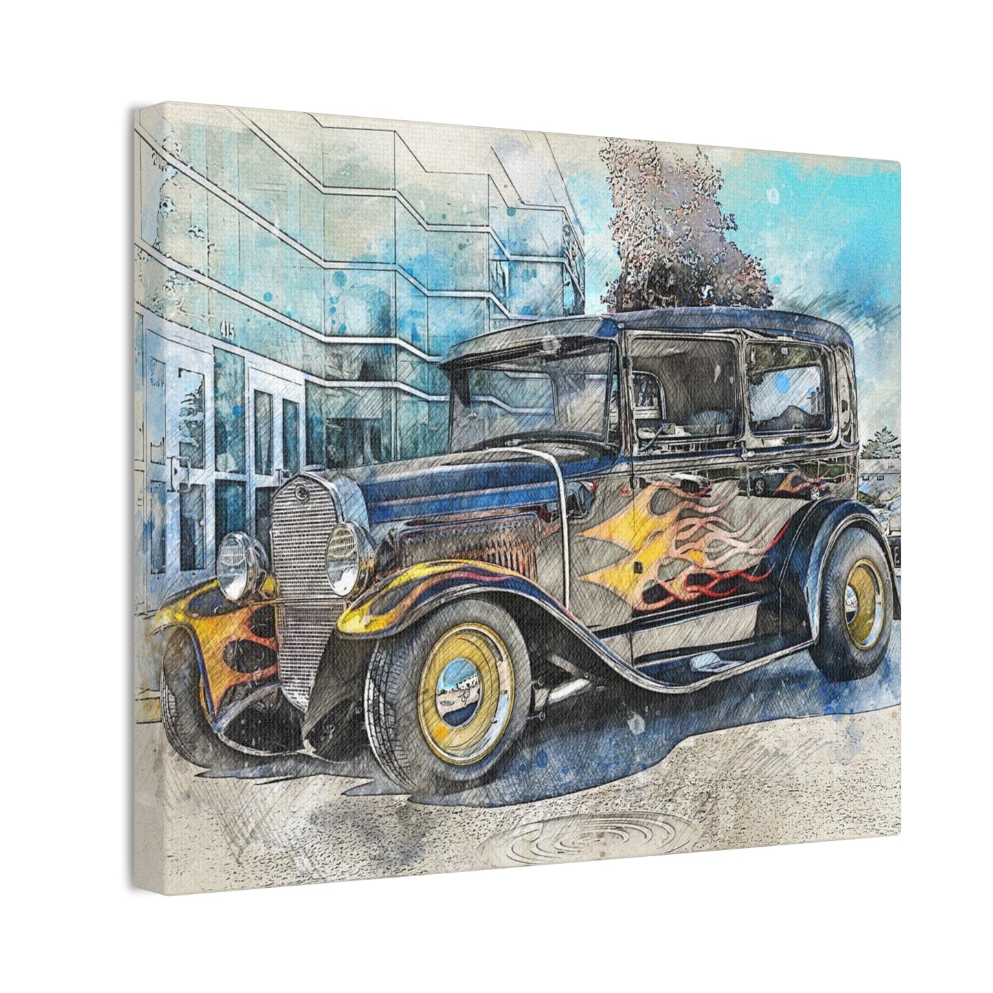 Coupe - Canvas Stretched, 0.75" - Father's Day