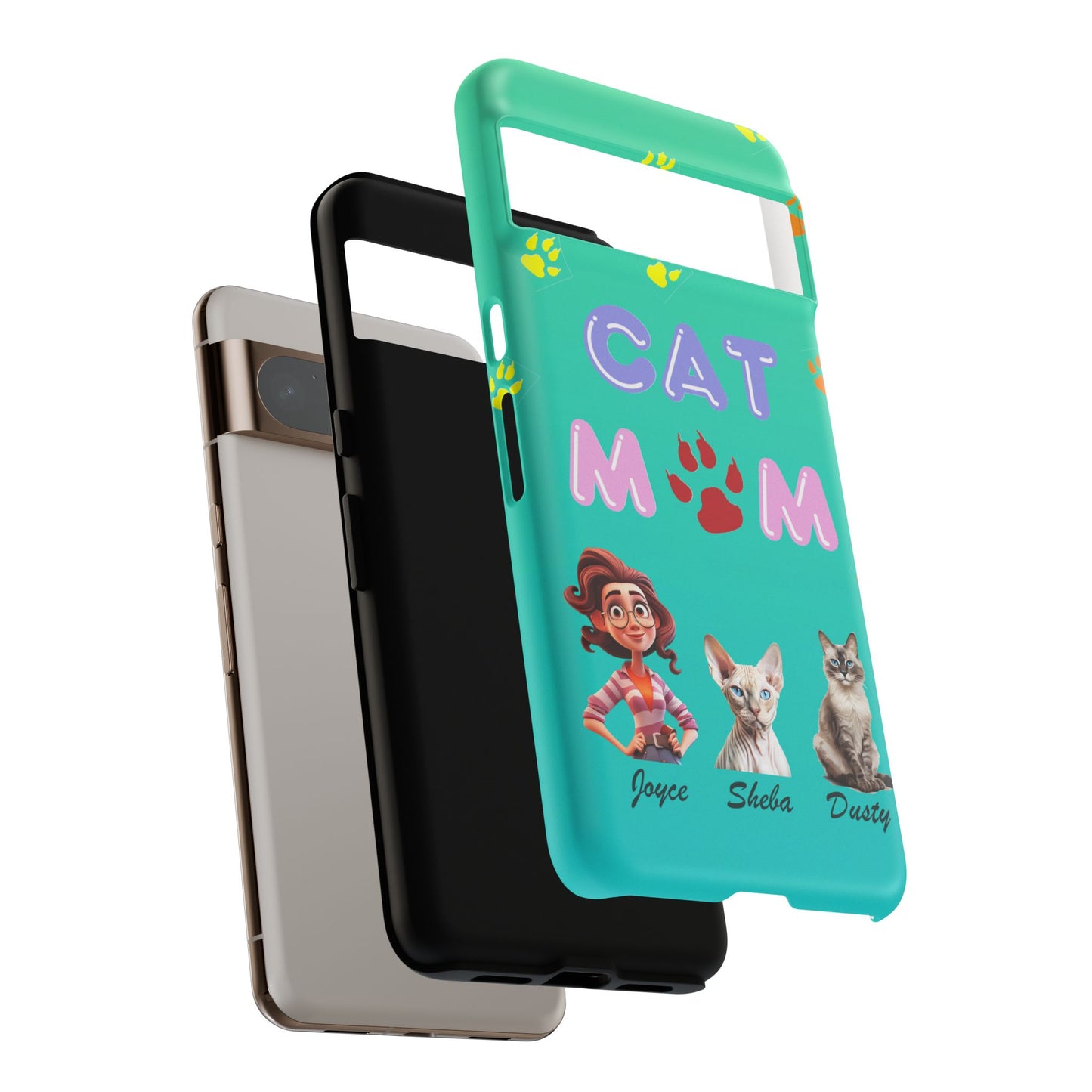 Cat Mom - Tough Cases - Mother's Day - Whimsical