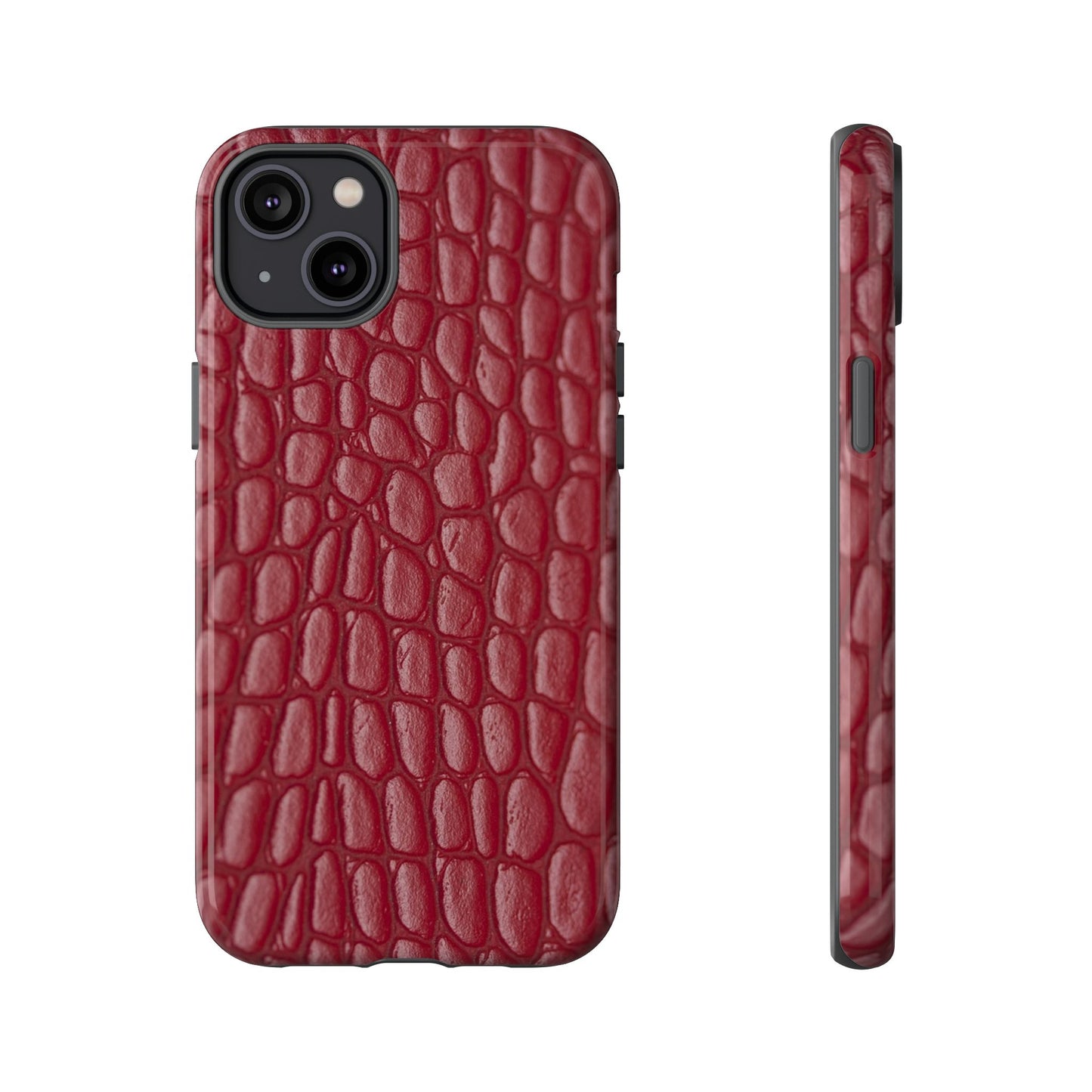 Red Leather - Tough Cases - Whimsical Phone Cases