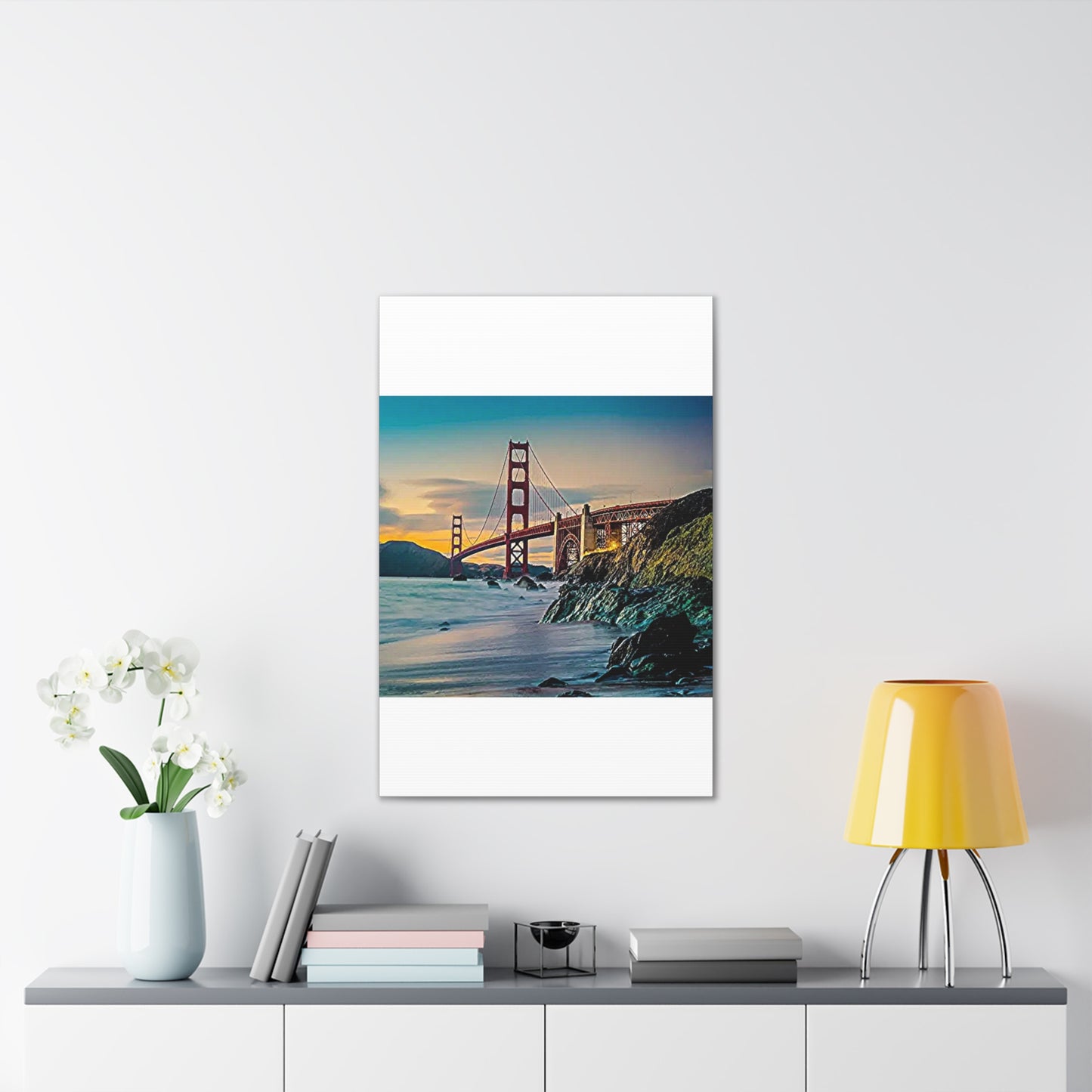 Golden Gate - Canvas Stretched, 0.75"