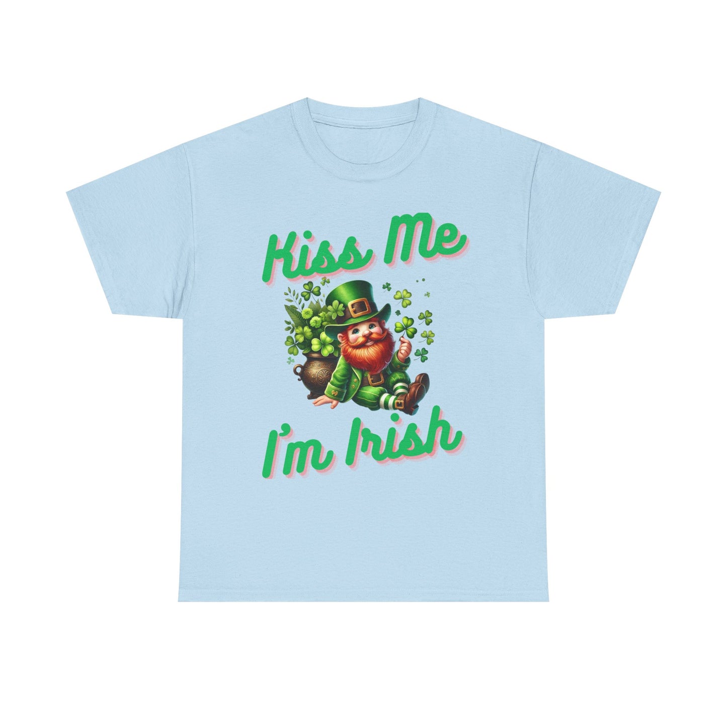 Kiss Me I'm Irish - Unisex Heavy Cotton Tee - St. Patrick's Day - T-Shirts