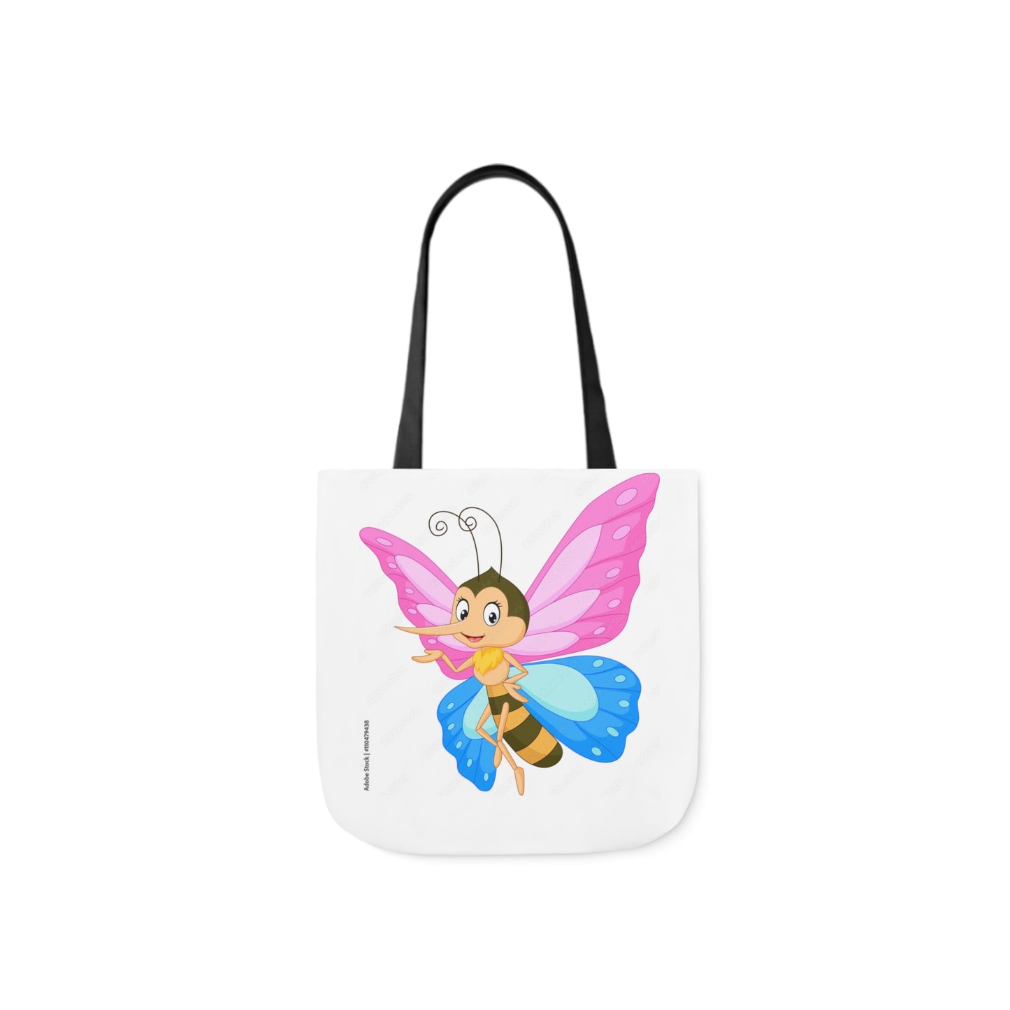 Fairy Bug - Canvas Tote Bag, 5-Color Straps