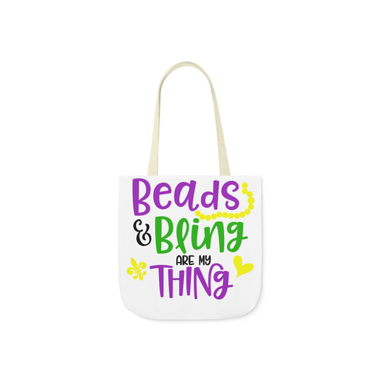 Beads and Bling - Canvas Tote Bag, 5-Color Straps