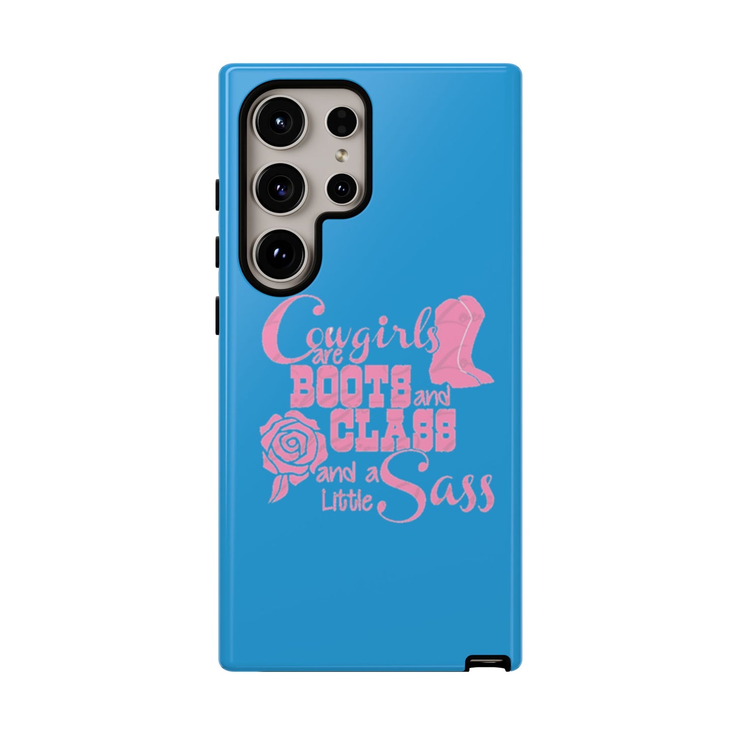 CowGirls are Boots -Tough Whimsical Phone Cases