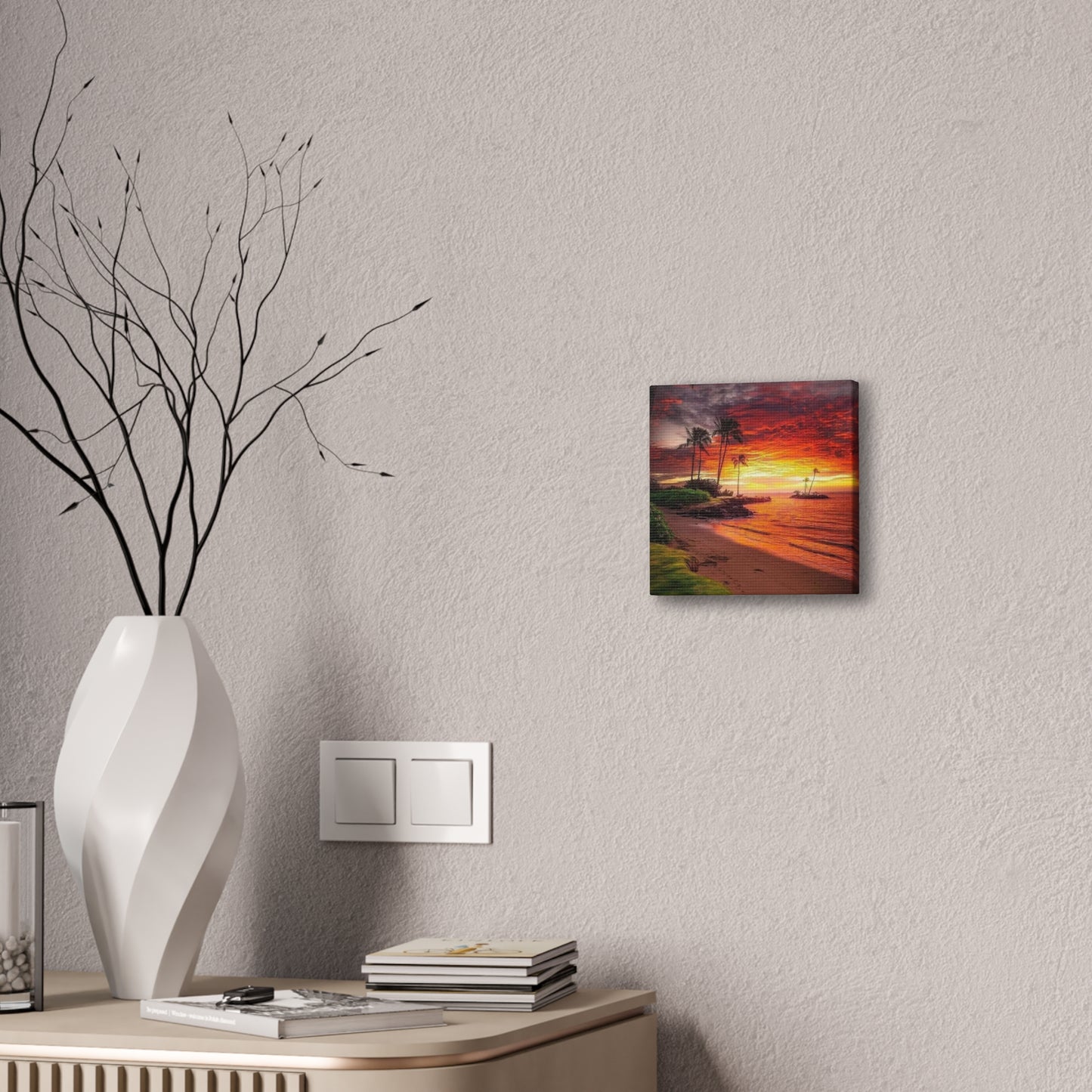 Sunset Island - Canvas Stretched, 0.75"