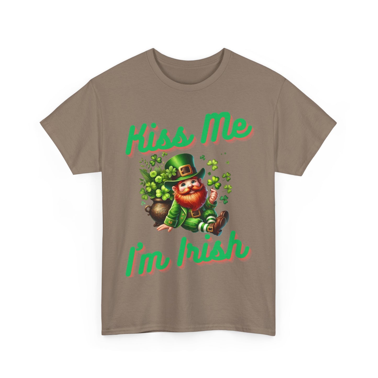 Kiss Me I'm Irish - Unisex Heavy Cotton Tee - St. Patrick's Day - T-Shirts