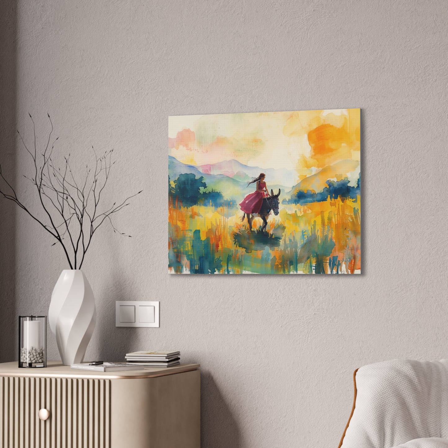 Girl in the Field - Canvas Stretched, 0.75" - Wall Art 2026 - Individuals