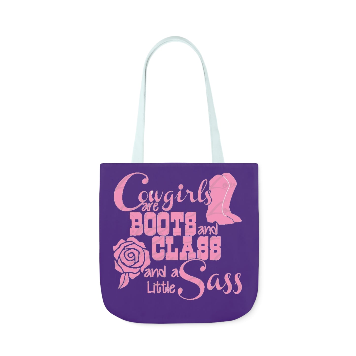 Cowgirl - Canvas Tote Bag, 5-Color Straps