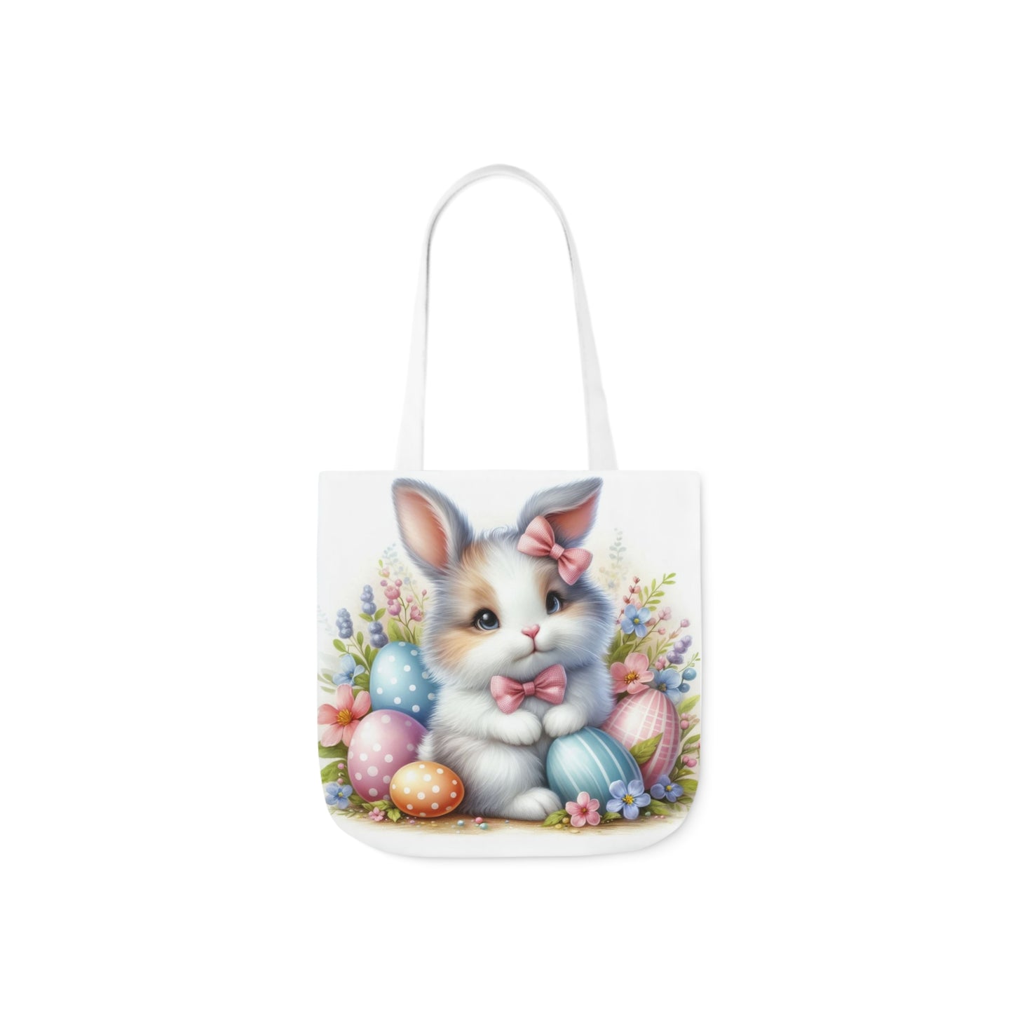 Easter - Canvas Tote Bag, 5-Color Straps -