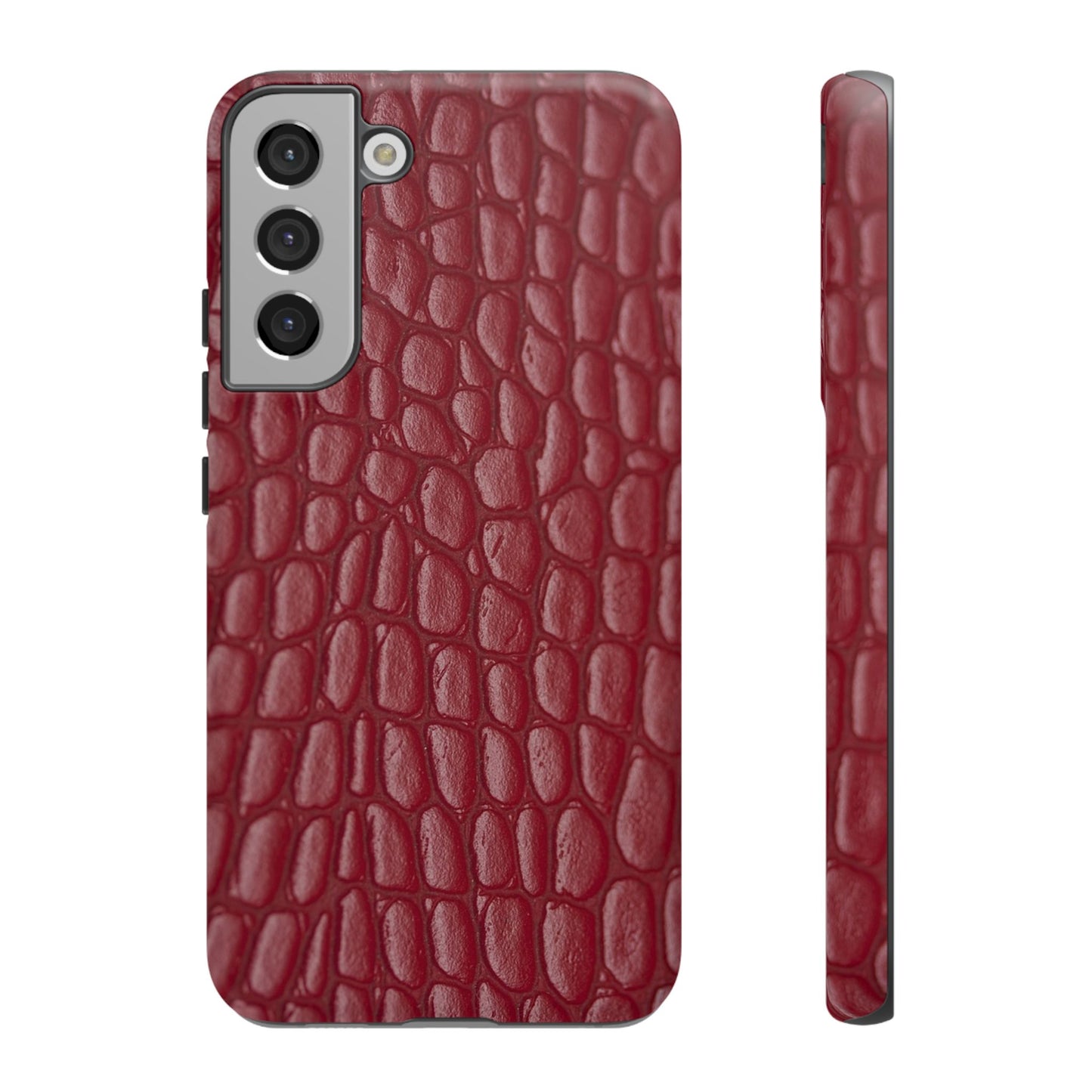 Red Leather - Tough Cases - Whimsical Phone Cases