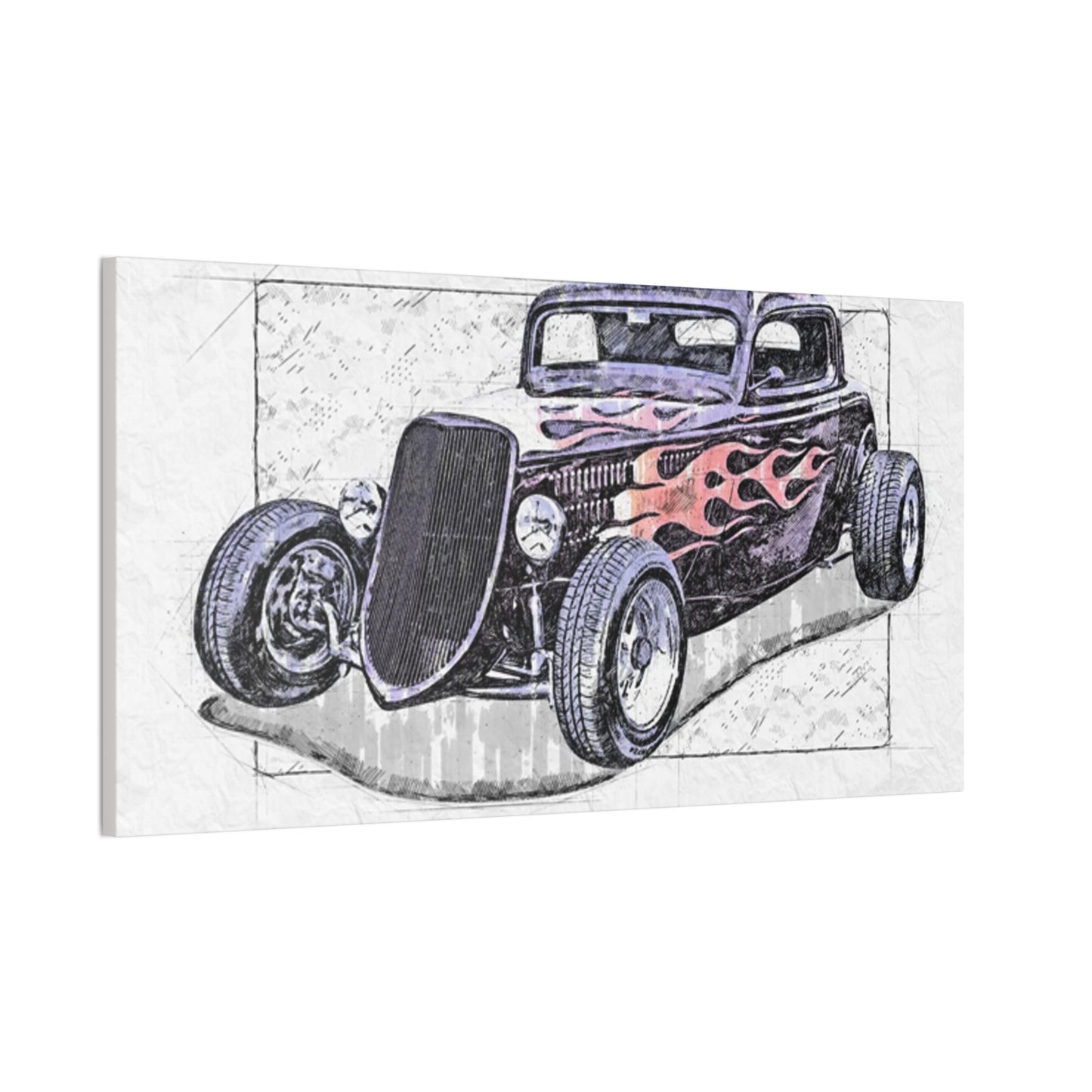 Hot Rod 1 - Canvas Stretched, 0.75" - Father's Day