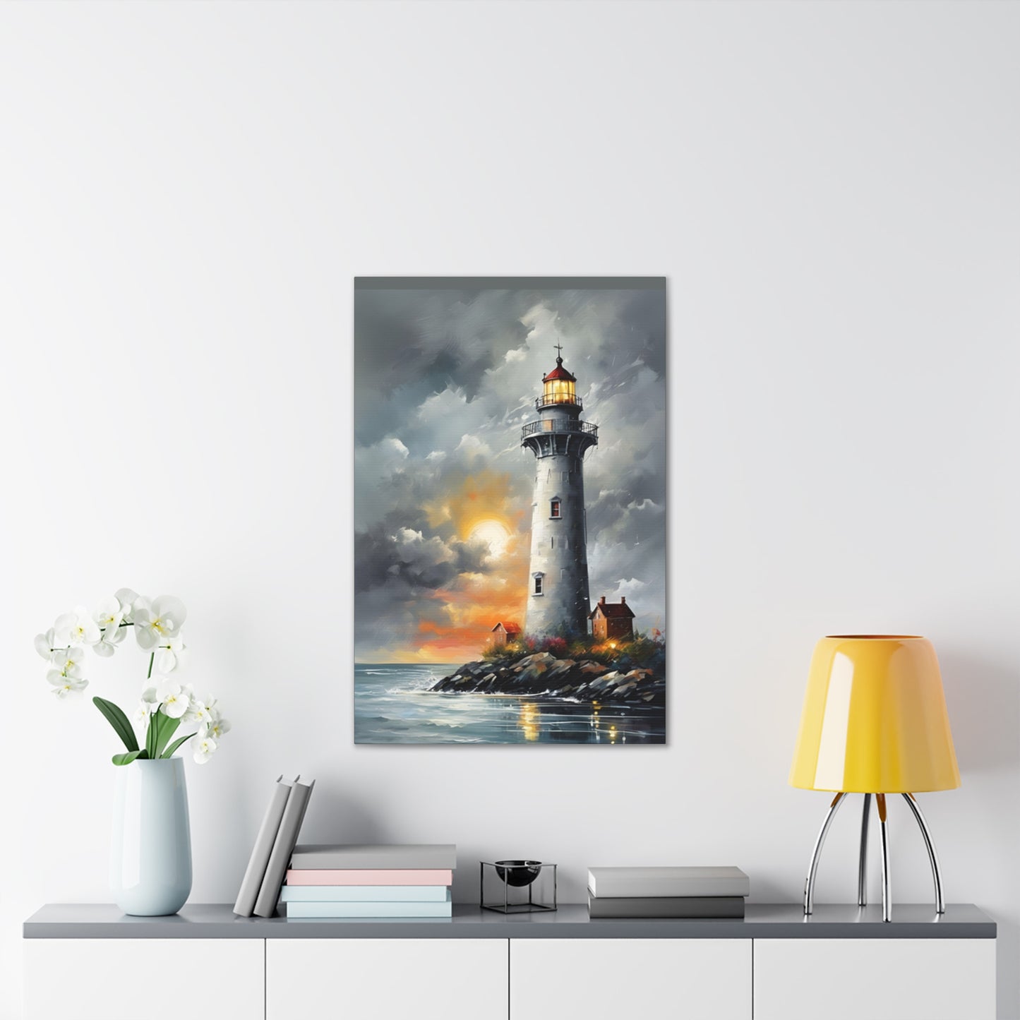 Light House - Canvas -Stretched, 0.75"