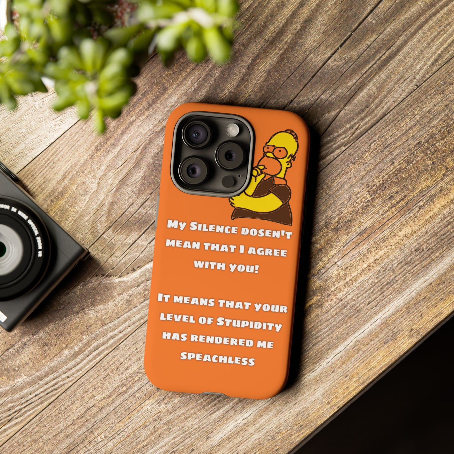 My Silence - Tough Cases - Whimsical Phone Cases