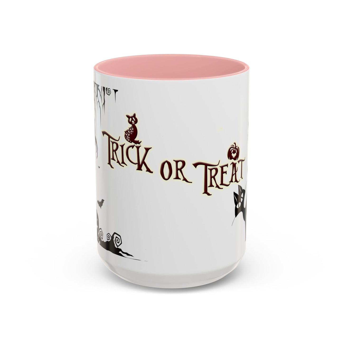 Trick or Treat -Accent Coffee Mug (11, 15oz) - Halloween