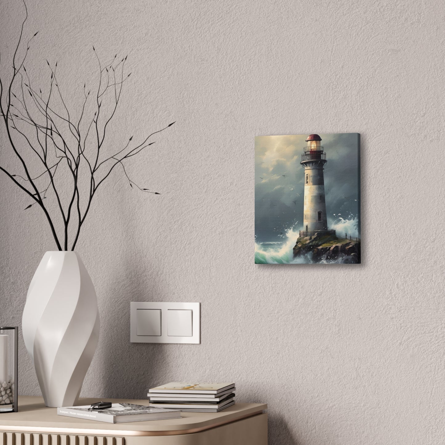 Light House - Canvas Stretched, 0.75"