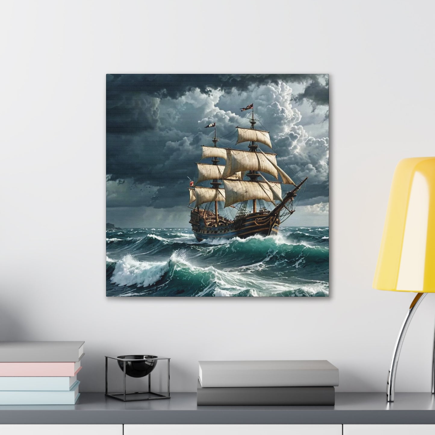 Sailing Ship - Canvas Stretched, 0.75" - Father's Day